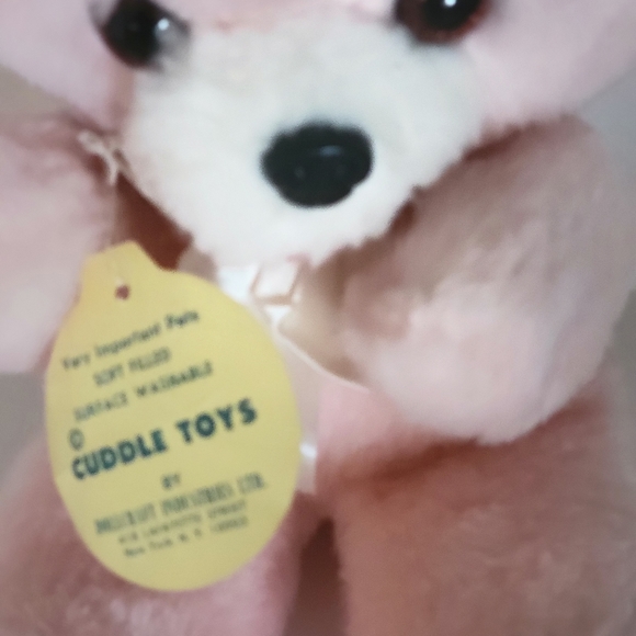 Cuddle Toys Pink Teddy Bear Plush Stuffed Animal 14" - Picture 3 of 6